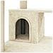 Albero Per Gatti Con Tiragraffi In Sisal Crema 183 Cm - Foto miniatura 7