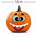 Adesivi Halloween Con Zucche 1 Rotolo/500 Pz Orange - Foto miniatura 3