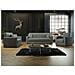 Divano Letto Pinto, Divano Letto Contenitore Lineare A 3 Posti, Sofà Da Soggiorno In Tessuto Imbottito Con Apertura Click-clack, 212x80h87 Cm, Grigio - Foto miniatura 1