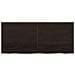Piano Tavolo Marrone 140x60x (2-4) cm Rovere Massello Trattato - Foto miniatura 6