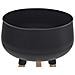 Vaso Per Piante Rialzato Agros Metallo 30 Cm Nero - Foto miniatura 5