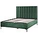 Letto Matrimoniale Con Contenitore Velluto Verde Scuro 180 X 200 Cm Sezanne - Foto miniatura 6