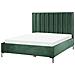 Letto Matrimoniale Con Contenitore Velluto Verde Scuro 180 X 200 Cm Sezanne - Foto miniatura 7