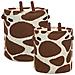 Set Di 2 Cestini Per Bambini Giraffa Pomang Cotone Marrone - Foto miniatura 9