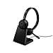 Jabra Evolve 65 TE Auricolare Con cavo e Senza Cavo A Padiglione Ufficio USB tipo A Bluetooth Base di Ricarica Nero - Foto miniatura 1