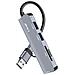 Hub Usb-c E Usb Con Usb 3.0 + 2x Usb 2.0 E Lettore Di Schede Sd E Tf, Nero - Foto miniatura 3