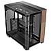 Case C8 Curve Wood Full Tower E-ATX / ATX / ITX / micro ATX 3x USB 3.2 Colore Nero (Finestrato) - Foto miniatura 1
