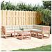 Set Divani Giardino 6 pz con Cuscini Legno Massello di Douglas - Foto miniatura 2