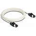 Cavo di rete da RJ45 maschio a maschio Cat. 6A S /FTP con clip colorate ruotabili 3 m bianco - Foto miniatura 1