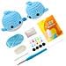 Kit Per Uncinetto Balena Fatto A Mano Blue - Foto miniatura 1