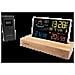 CT610 stazione meteorologica digitale Legno LCD CA /Batteria - Foto miniatura 4