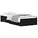 Letto  Quadro Nero Rovere 90x190 cm Legno ingegnerizzato - Foto miniatura 1