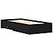 Letto  Quadro Nero Rovere 90x190 cm Legno ingegnerizzato - Foto miniatura 3