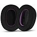 Cuscinetti Auricolari Di Ricambio In Tessuto A Rete Nero-viola Per Cuffie Sony Ult Wear - Foto miniatura 3