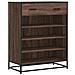 Scarpiera Rovere Marrone 75x38x97,5cm Legno Multistrato Metallo - Foto miniatura 1