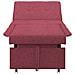 Divano letto Rosso 194 x 67 x 37 cm Tessuto - Foto miniatura 5