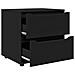 Armadio Nero 60 x 48 x 57 cm Legno multistrato - Foto miniatura 5