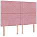 Letto a molle con testiera Rosa 140 x 200 cm Velluto - Foto miniatura 7