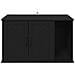 Casa per Gatti Nero 85 x 55 x 50 cm Legno multistrato - Foto miniatura 6