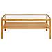 Tavolino Lourmarin-marrone-legno-110x60x45 Cm - Foto miniatura 2