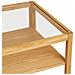 Tavolino Lourmarin-marrone-legno-110x60x45 Cm - Foto miniatura 3