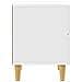 Comodino Bianco Lucido 62 x 34,5 x 48 cm Legno ingegnerizzato - Foto miniatura 4