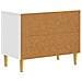 Comodino Bianco Lucido 62 x 34,5 x 48 cm Legno ingegnerizzato - Foto miniatura 5
