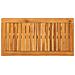 Set Mobili da Esterno 4 pcs Nero e Turchese polyrattan - Foto miniatura 9