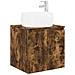 Set di Armadi da Bagno 4 pcs Rovere Fumo Legno ingegnerizzato - Foto miniatura 5