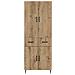 Set di armadi 2 pcs Rovere Artigianale 66 x 34,5 x 89,5 cm - Foto miniatura 4
