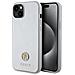 Guess Strass Custodia Metallica Con Logo Per Iphone 15 Plus - Argento - Foto miniatura 1