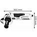 Professional GWS 19-125 CIE Smerigliatrice Angolare, 1900 W, 2800-11500 Giri / Minuto, 125 mm, Blu / 060179P002, diam - Foto miniatura 5