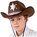 Chapeau Cowboy Sheriff Junior Marron - Foto miniatura 1