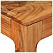 Tavolo Da Pranzo In Legno Massello 118x60x76 Cm - Foto miniatura 3