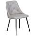 Set Di 2 Sedie Da Pranzo In Ecopelle Grigio Chiara Valerie - Foto miniatura 5