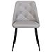 Set Di 2 Sedie Da Pranzo In Ecopelle Grigio Chiara Valerie - Foto miniatura 7