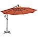 Ombrellone A Sbalzo Con Palo In Alluminio 350 Cm Terracotta - Foto miniatura 2