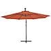 Ombrellone A Sbalzo Con Palo In Alluminio 350 Cm Terracotta - Foto miniatura 3