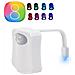 Luce Led Per Water Wc 8 Colori Illuminazione Rgb Bagno + Sensore Crepuscolare - Foto miniatura 1
