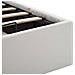 Giroletto Con Contenitore Idraulico Bianco Similpelle 90x200cm - Foto miniatura 3