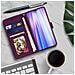 Custodia Xiaomi Redmi Note 8 Pro Portafoglio Supporto Video Soft Touch Viola - Foto miniatura 4