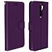 Custodia Xiaomi Redmi Note 8 Pro Portafoglio Supporto Video Soft Touch Viola - Foto miniatura 1