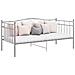 Telaio Divano Letto Grigio in Metallo 90x200 cm - Foto miniatura 2