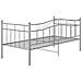 Telaio Divano Letto Grigio in Metallo 90x200 cm - Foto miniatura 4