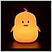 Luce Di Notte Lampada Sveglia Del Silicone Led Lampada Da Comodino Luce Animale - 9 Colori Che Cambiano Usb Ricaricabili Telecomando Pat Dimmerabili Bambini Luce Di Notte Per Cameretta Baby-alimentazione (penguin)  - Foto miniatura 1