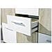Credenza A Cinque Ante E Due Cassetti Nella Parte Centrale, Colore Bianco E Rovere, Misure 115 X 77 X 30 Cm - Foto miniatura 6