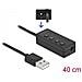Adattatore USB per cuffie e microfono con 2 jack stereo da 3,5 mm per Windows e Mac OS - Foto miniatura 4