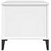 Tavolino Da Salotto Bianco 90x44,5x45 Cm In Legno Multistrato - Foto miniatura 5