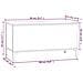 Tavolino Da Salotto Bianco 90x44,5x45 Cm In Legno Multistrato - Foto miniatura 6