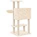Albero Per Gatti Con Tiragraffi In Sisal Crema 108,5 Cm - Foto miniatura 5